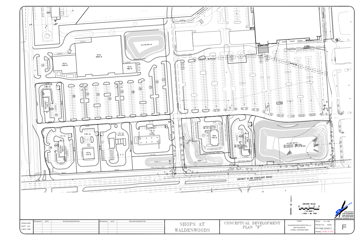 Shops at Waldenwoods Conceptual Site Plan